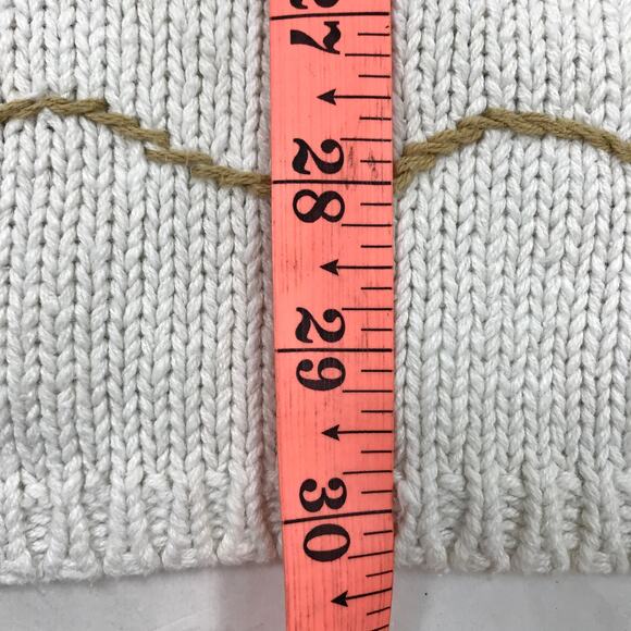 CAPACITY Embroidered Long Cardigan VTG Women M Linen/Cotton Retro Cottage Y2K - Picture 9 of 11